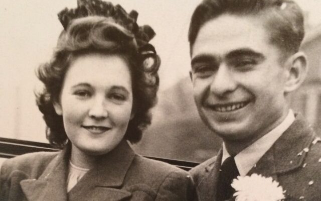 Elisabeth and Eugeniusz Szott on their wedding day